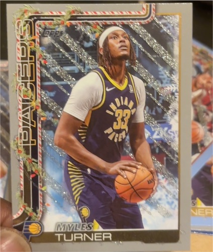 2025-26 Topps Holiday #H40 Myles Turner — front