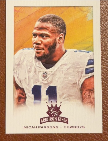 2021 Panini Chronicles Gridiron Kings #GK-35 Micah Parsons — front