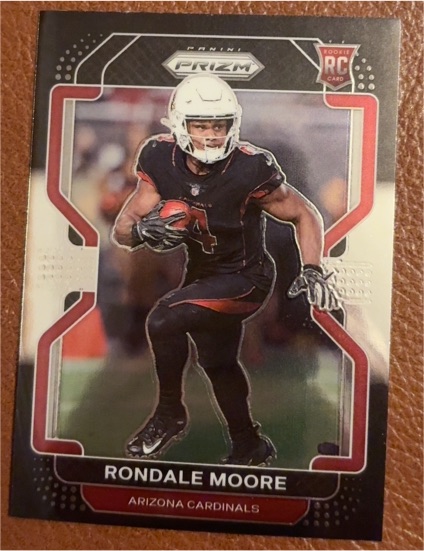 2021 Panini Chronicles Prizm Black #PB-22 Rondale Moore — front