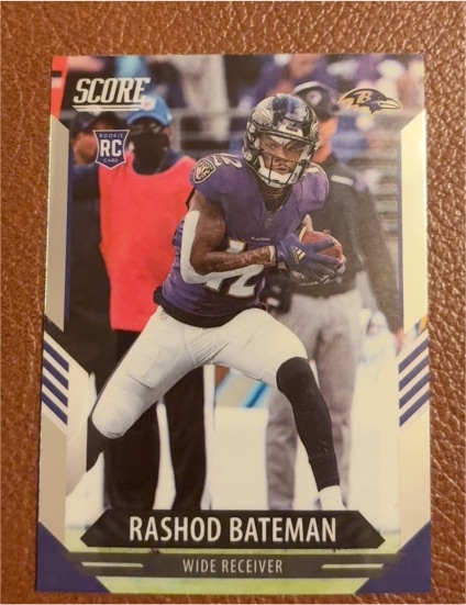 2021 Panini Chronicles Score #415 Rashod Bateman — front