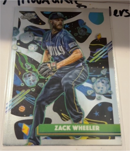 2025 Topps Cosmic Chrome #141 Zack Wheeler — front