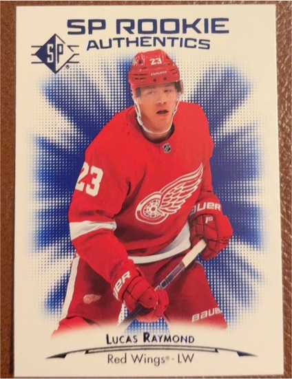 2021-22 Upper Deck SP Rookie Authentics #132 Lucas Raymond — front
