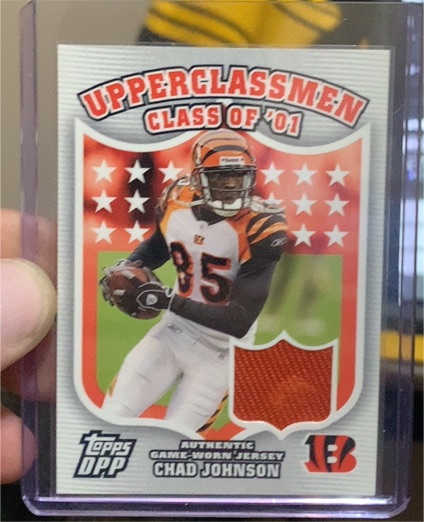 2006 Topps Draft Picks and Prospects Upperclassmen Jersey #UC-CJ Chad Johnson — front