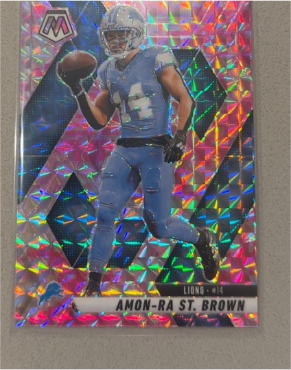 2025 Panini Mosaic #2 Amon-Ra St. Brown — front