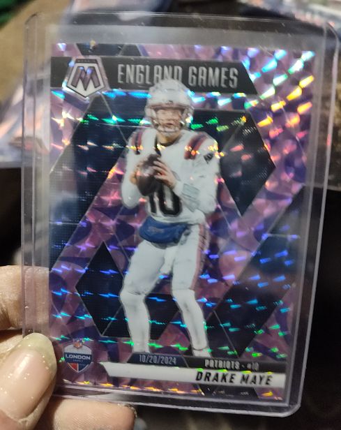 2025 Panini Mosaic #258 Drake Maye England Games — front