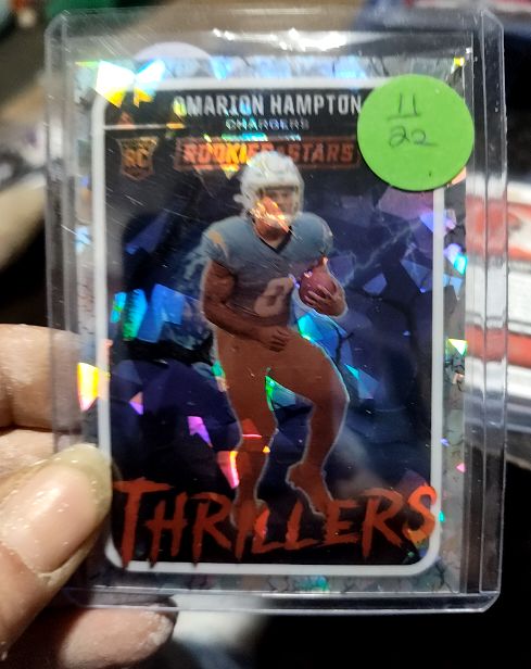 2025 Panini Rookies & Stars #17 Omarion Hampton Thrillers — front