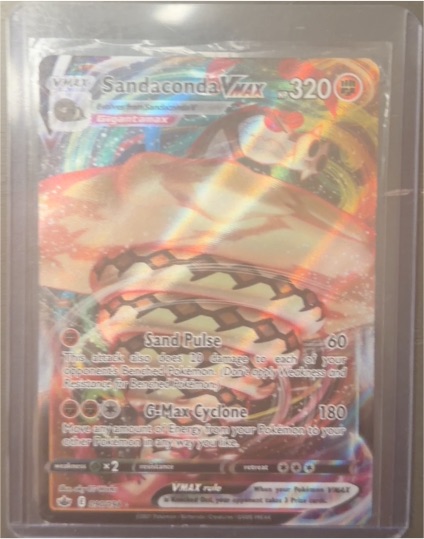 2021 Pokémon TCG Sword & Shield Chilling Reign #090 Sandaconda VMAX — front