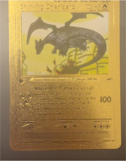 2000 Pokémon Neo Destiny #107 Shining Charizard — front