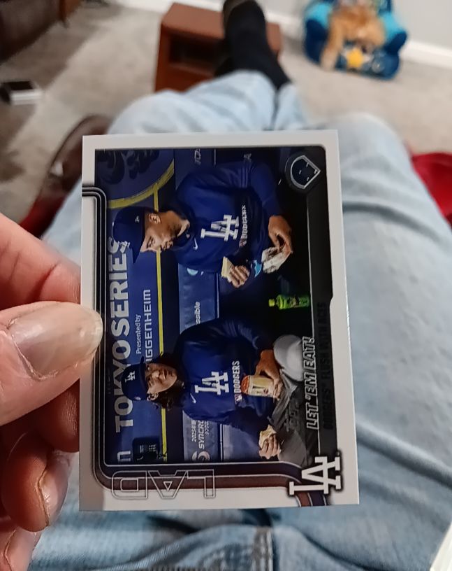 2025 Topps Update #US119 Let 'Em Eat! Blake Snell / Tyler Glasnow — front