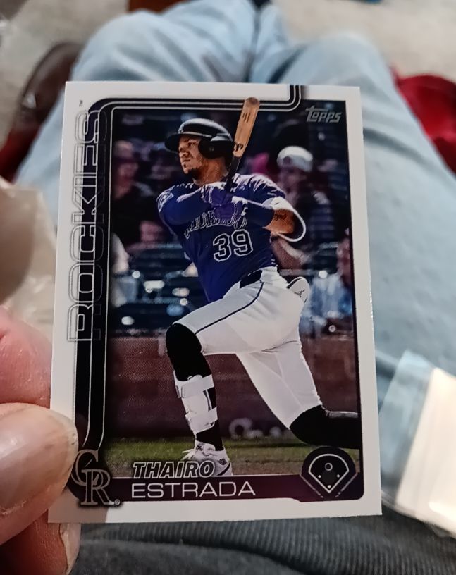2025 Topps Update Baseball #US339 Thairo Estrada — front