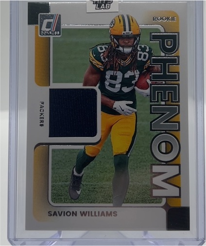 2025 Donruss #RPJ-SWS Savion Williams Rookie Phenom Jersey — front