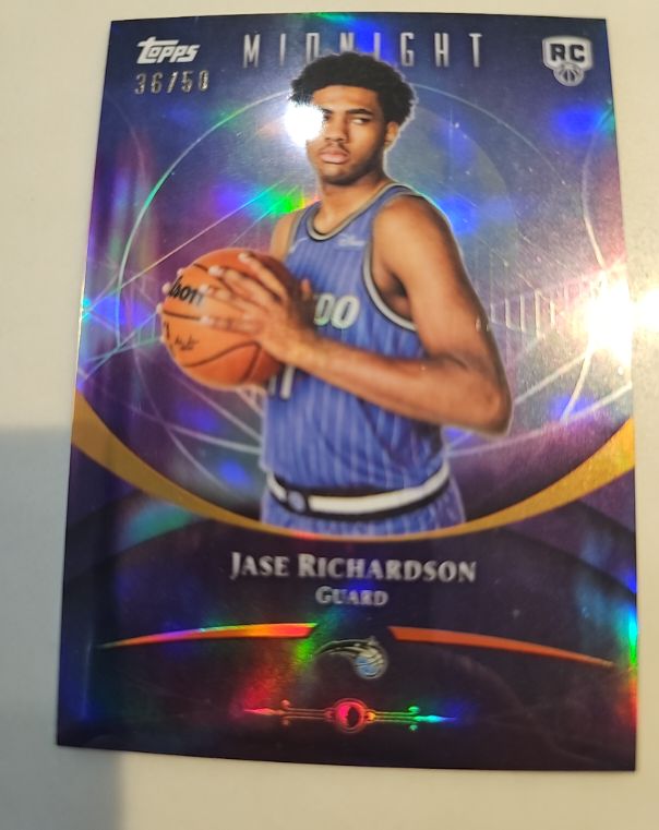 2025-26 Topps Midnight #36 Jase Richardson — front