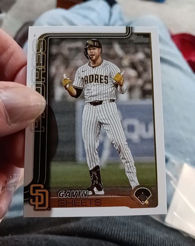 2025 Topps Update #US225 Gavin Sheets — front