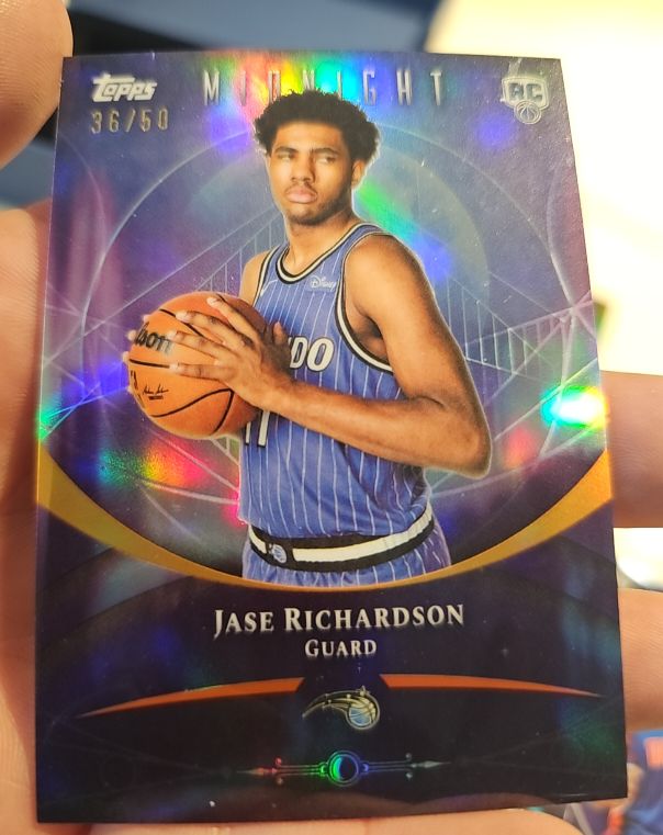 2025 Topps Midnight #36 Jase Richardson — front