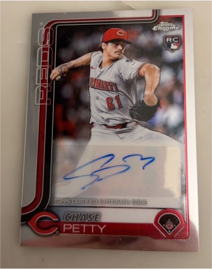 2025 Topps Chrome Update Series #AC-CPE Chase Petty — front