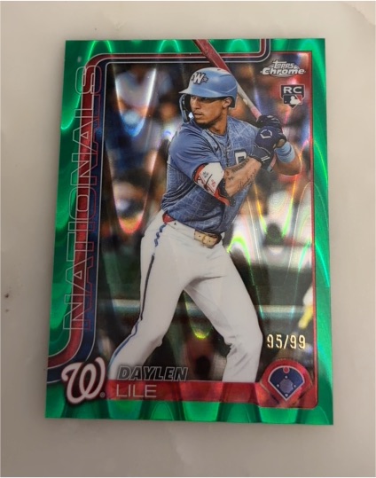 2025 Topps Chrome Update #USC146 Daylen Lile — front