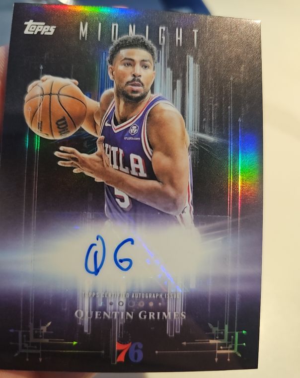 2025 Topps Midnight Quentin Grimes — front