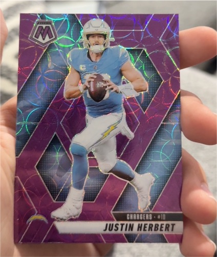 2025 Panini Mosaic #80 Justin Herbert — front