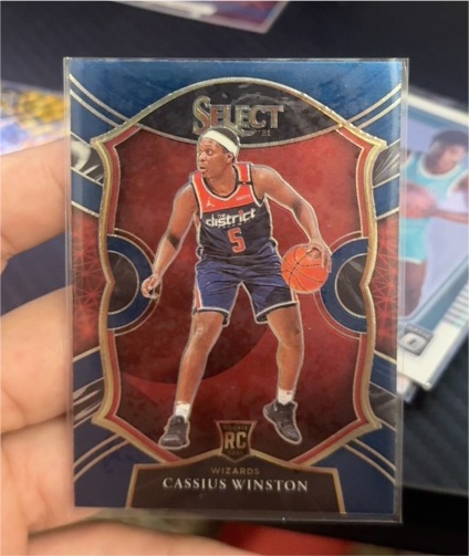 2020-21 Panini Select #96 Cassius Winston — front