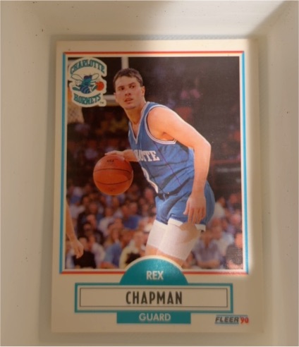 1990 Fleer #17 Rex Chapman — front