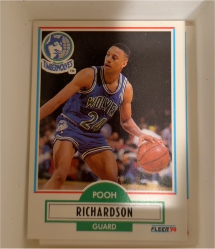 1990-91 Fleer #116 Pooh Richardson — front
