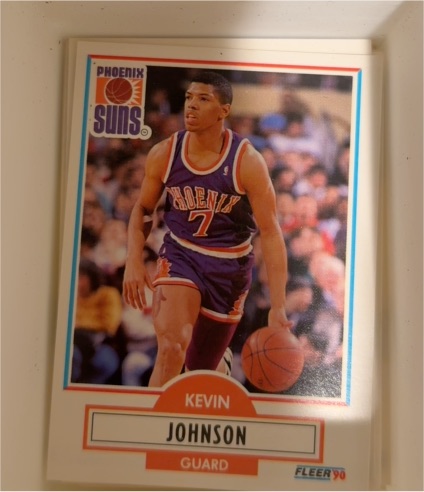 1990-91 Fleer #149 Kevin Johnson — front