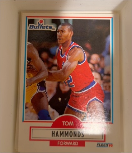 1990-91 Fleer #193 Tom Hammonds — front