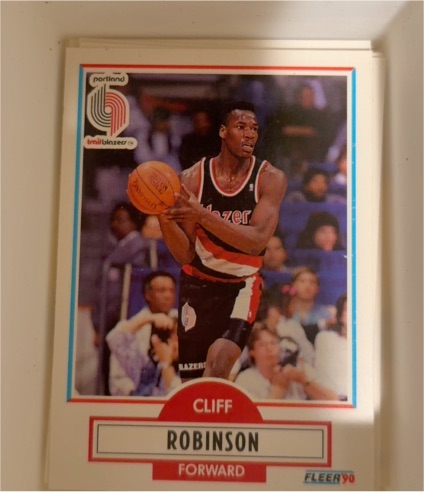 1990-91 Fleer #159 Cliff Robinson — front