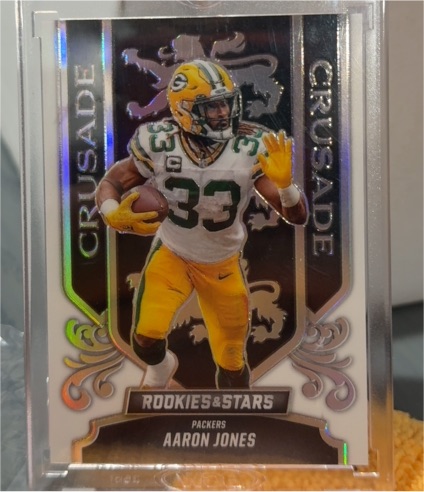 2023 Panini Rookies & Stars #CR-11 Aaron Jones Crusade — front