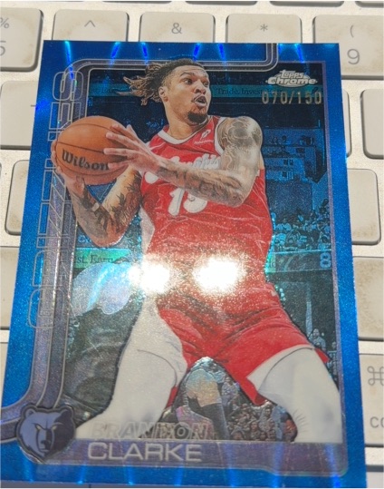 2025-26 Topps Chrome #133 Brandon Clarke — front