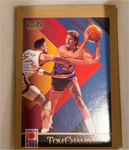 1990-91 SkyBox #unknown Tom Chambers — front