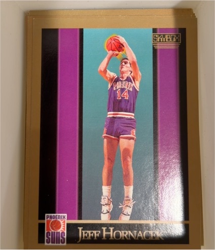1990-91 SkyBox #222 Jeff Hornacek — front