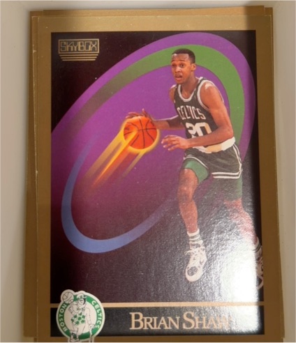 1990 SkyBox #41 Brian Shaw — front