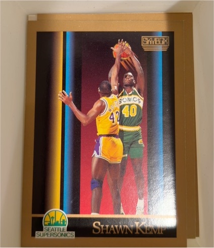 1990-91 Skybox #268 Shawn Kemp — front