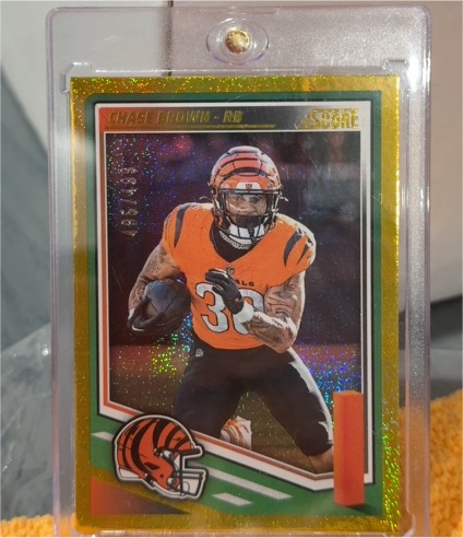2025 Panini Score #157 Chase Brown — front