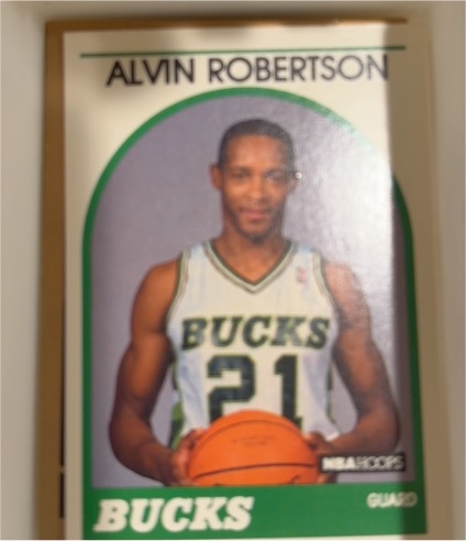 1989-90 Hoops #350 Alvin Robertson — front