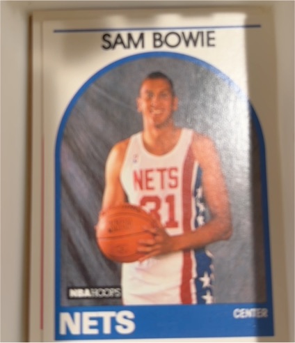 1989-90 Hoops #337 Sam Bowie — front
