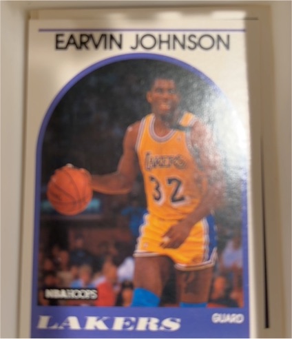 1989-90 Hoops #270 Earvin Johnson — front