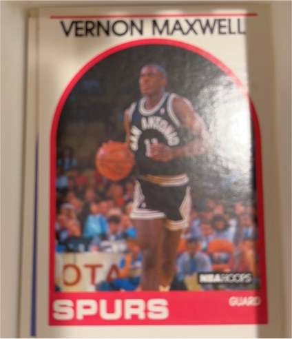 1989-90 Hoops #271 Vernon Maxwell — front