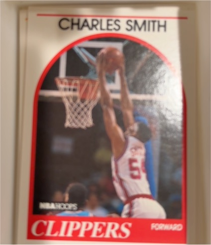 1989-90 Hoops #262 Charles Smith — front