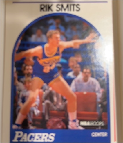 1989-90 Hoops #37 Rik Smits — front