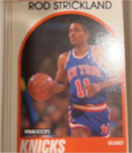 1989 Hoops #8 Rod Strickland — front