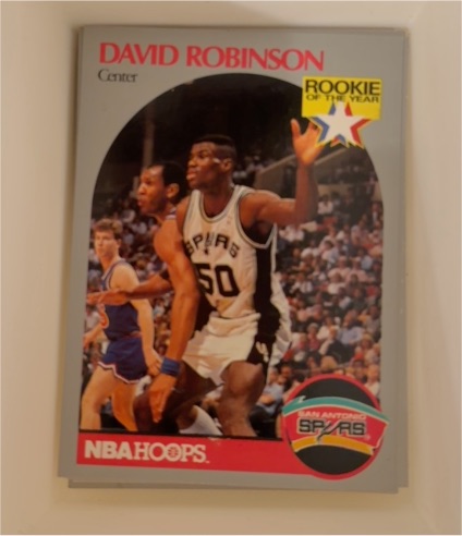1990-91 Hoops #270 David Robinson — front