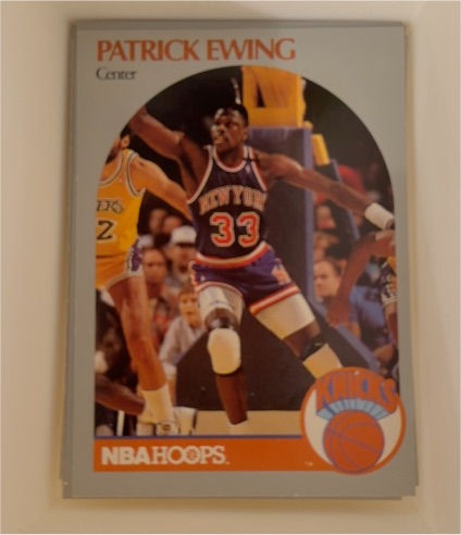 1990-91 Hoops #203 Patrick Ewing — front