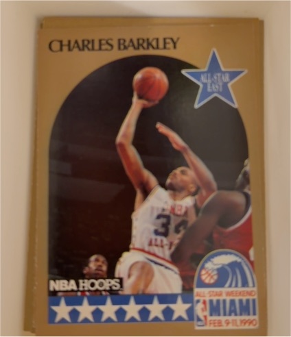 1990-91 NBA Hoops #1 Charles Barkley — front