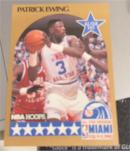 1990 NBA Hoops #4 Patrick Ewing — front