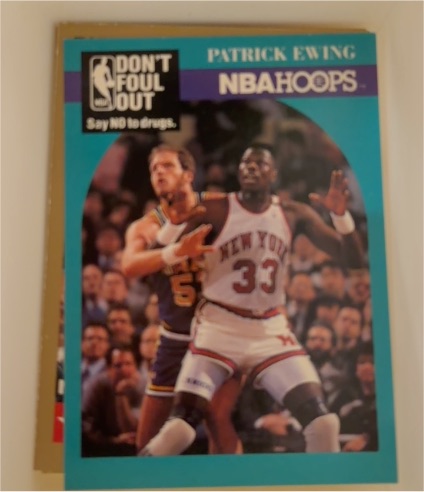 1990-91 NBA Hoops #388 Patrick Ewing — front