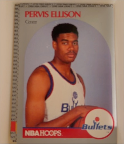 1990 NBA Hoops #438 Pervis Ellison — front