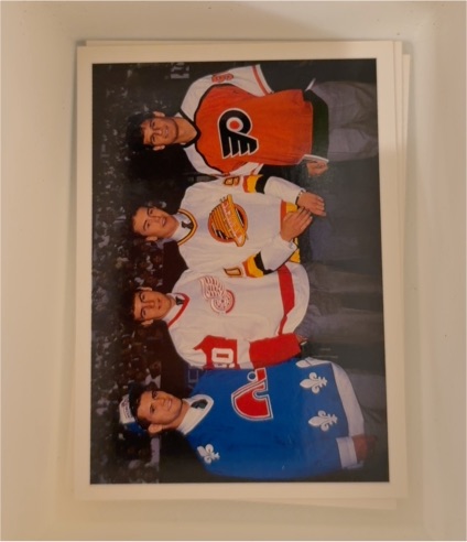 1990-91 Upper Deck #351 Owen Nolan / Keith Primeau / Petr Nedved / Mike Ricci — front