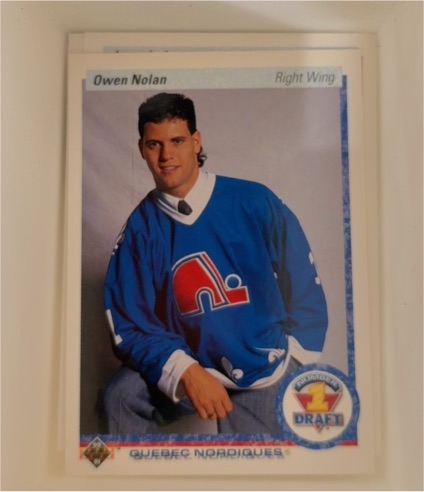 1990-91 Upper Deck #352 Owen Nolan — front